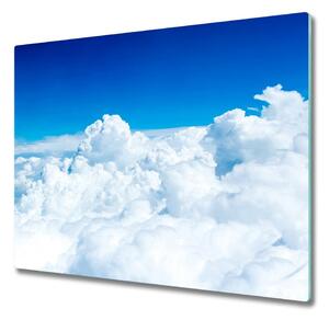 Tagliere in vetro Nuvole di volo di uccelli 60x52 cm