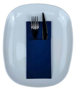 Tovagliolo piegato porta posate MCR DRY cm 40x35 colore blu