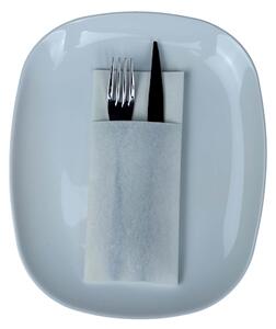 Tovagliolo piegato porta posate MCR DRY cm 40x35 colore bianco