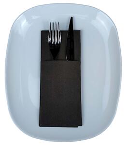 Tovagliolo piegato porta posate MCR DRY cm 40x35 colore marrone