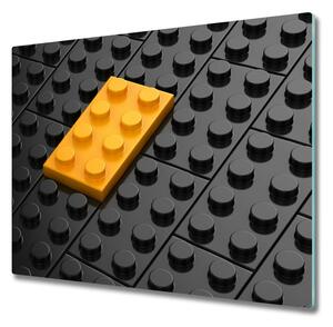 Tagliere in vetro temperato Mattoni Lego 60x52 cm