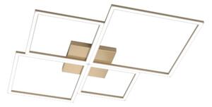 Four squares applique-plafoniera 90 cm. gold 1162-90-go