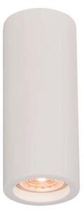 Faretto in gesso cilindrico H 13 a soffitto