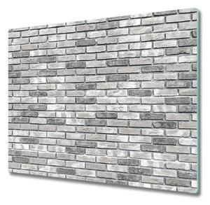 Tagliere in vetro temperato Muro di mattoni 60x52 cm