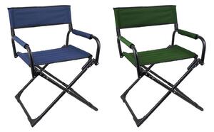 Sedia da Esterno Sedia da Regista Top 60x50x85 cm in Tessuto Oxford Colore Casuale