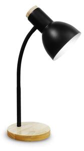 Lampada da tavolo MARMA 1xE27/60W/230V nero/albero di caucciù