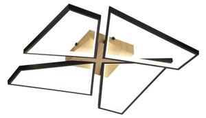 Plafoniera LED dimmerabile LED/115W/230V 3000-6500K marrone/nero + +TC