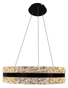 Lampadario a sospensione con filo LED dimmerabile LED/80W/230V 3000-6500K nero + telecomando