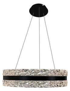 Lampadario a sospensione con filo LED dimmerabile LED/80W/230V 3000-6500K nero + telecomando