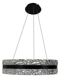 Lampadario a sospensione con filo LED dimmerabile LED/80W/230V 3000-6500K nero + telecomando