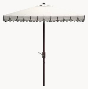 Ombrellone quadrato a manovella Valance, larg. 229 x lung. 229 cm
