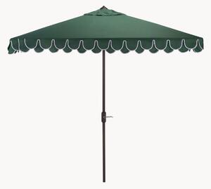 Ombrellone quadrato a manovella Valance, larg. 229 x lung. 229 cm