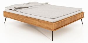 Letto matrimoniale in rovere 140x200 cm Kula - The Beds