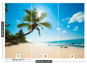 Carta da parati Spiaggia tropicale 104x70 cm
