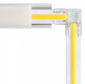 Connettore Angolare per Strisce LED COB Monocolore da 8mm IP20 - CF 2PZ Selezionare l'accessorio Accessorio Strisce da 8 mm