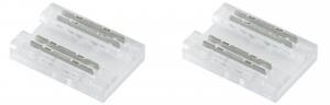 Connettore Lineare per unire due Strisce LED RGB da 10mm - CF 2PZ Selezionare l'accessorio Accessorio Strisce RGB da 10 mm