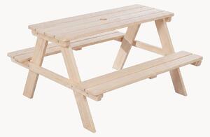 Set da pranzo in legno per 4 persone Picnic