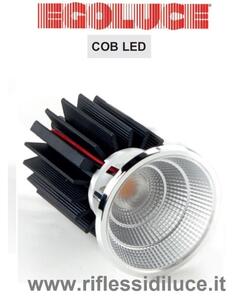 Egoluce COB LED 6.1W per faretti varie temperature di colore e ottiche