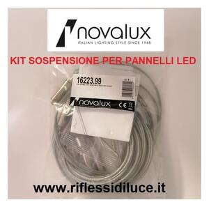 Novalux kit accessori per sospensione pannelli led serie the panel