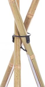 Piantana led treppiede altezza 109 cm in legno di bamboo Bizzotto - Bizzotto