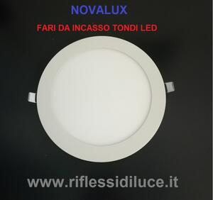 Novalux Ring faro incasso tondo diametro 225 mm led 17W luce bianca calda