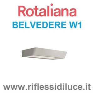 Rotaliana Belvedere W1 champagne led 3000° K on/off