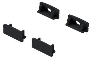 Tappi per Profilo SLIM per Doppia Striscia LED (conf. 4pz) Accessori Profili Tappi Profilo Doppia Striscia Nero