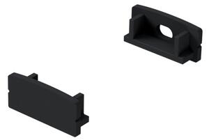 Tappi per Profilo SLIM per Doppia Striscia LED (conf. 4pz) Accessori Profili Tappi Profilo Doppia Striscia Nero