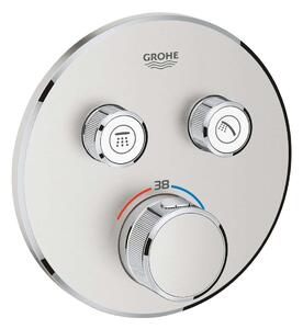 Grohe Grohtherm SmartControl - Miscelatore doccia termostatico ad incasso, 2 utenze, supersteel 29119DC0