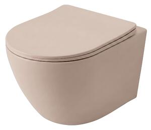 Vaso WC sospeso REA Carlo Mini Tornado Mocca Matt