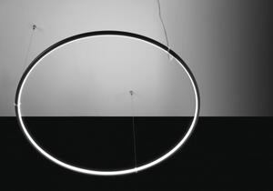 Egoluce lancia tonda diametro 100 cm nera 3000°K