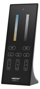Telecomando Touch Monocolore e CCT, 3 Zone, da Scrivania - Nero Controller Monocolore + CCT