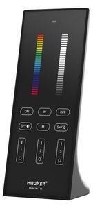 Telecomando Touch RGB, RGBW e RGB+CCT, 3 Zone, da Scrivania - Nero Controller RGB + RGBW + RGBCCT