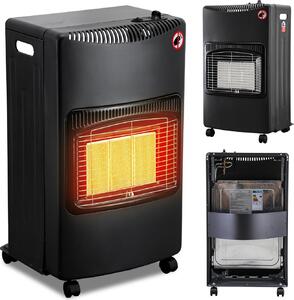 Stufa a gas Vigevee da 4,2 kW con riscaldamento a infrarossi e 3 livelli di potenza