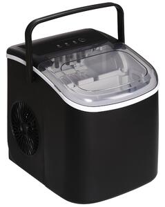 HOMCOM Macchina del Ghiaccio da 9 Cubetti in 6-12 Minuti con Cestello e Paletta Inclusi, 23.8x30.5x29 cm, Nero|Aosom