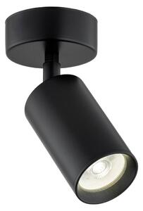 Argon Faretto da soffitto Sado in acciaio nero, orientabile a 1 luce, rotondo