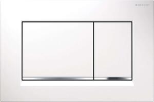 Geberit Sigma30 - Placca di comando, bianca/cromata 115.883.KJ.1
