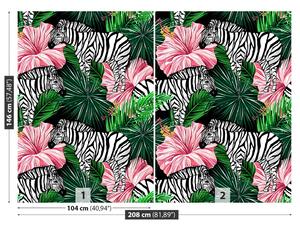 Carta da parati Animali zebra 104x70 cm