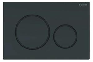 Geberit Sigma20 - Placca di comando, nero lucido/nero opaco 115.882.DW.1