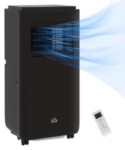 HOMCOM Condizionatore Portatile 950W con 5 Modalità e 3 Velocità, in Plastica ABS e Acciaio, 33x28x70.4 cm, Nero|Aosom