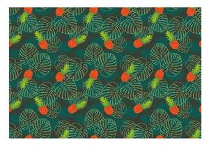 Carta da parati Foglie di frutta palma 104x70 cm