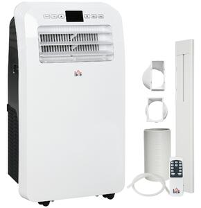 HOMCOM Condizionatore Portatile con Timer, 3 Modalità e 3 Velocità, in Plastica ABS, 44.3x34x81.5 cm, Bianco|Aosom