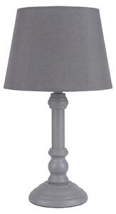 Lampada da tavolo Clayre & Eef, colore grigio, in legno