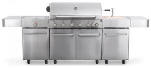 G21 Nevada BBQ Kitchen Premium Line grill a gas, 8 bruciatori + riduttore di pressione in omaggio