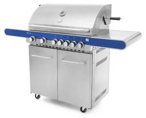 G21 Florida BBQ Griglia a gas linea Premium, 7 bruciatori + riduttore di pressione in omaggio