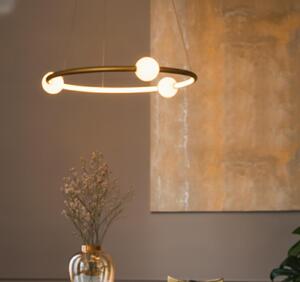 Luce dimmerabile Celia con telecomando, variante: 36 W, 3000 K, 2036 lm, Ø 640 mm, oro