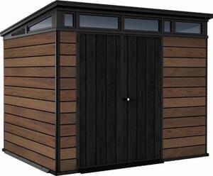 KETER Pent Signature Casetta da giardino orizzontale 9X7 279 X 226 X 216 cm Marrone 259818