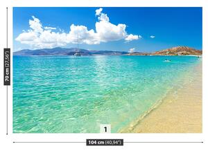 Carta da parati Spiaggia della Grecia 104x70 cm