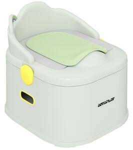 AIYAPLAY Vasino per Bambini 3 in 1 con Vaschetta Rimovibile e Imbottitura, Età 6 Mesi-6 Anni, Grigio