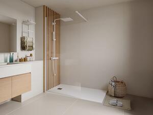 Parete per doccia walk-in Bianco opaco 120 x 200 cm - DAREN